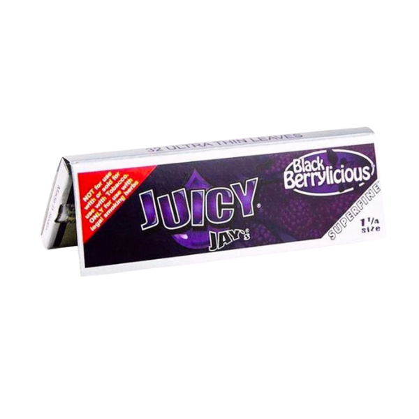 Juicy Jay Paper / Black Berrylicious Superfine 1 1/4 *****
